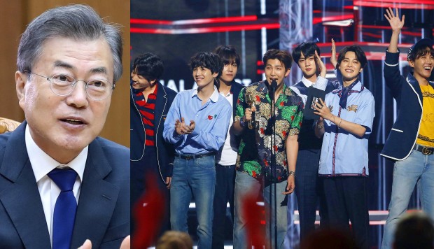 Presidente de Corea del Sur felicita a BTS por el primer ...