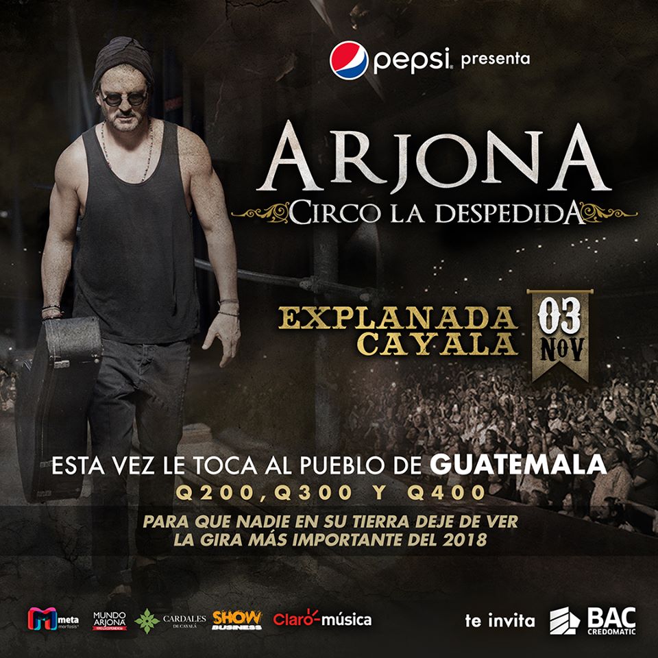 Conoce los precios de las entradas para el concierto de Ricardo Arjona