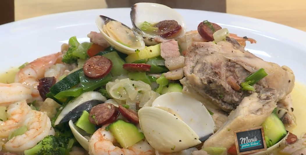 VIDEO: Receta de discada de mariscos en Menú Para Todos