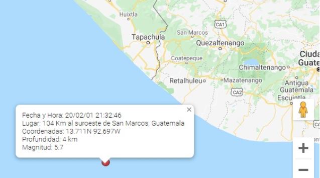 Temblor de hoy 1 de febrero: sismo sacude regiones del ...